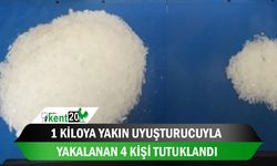 1 kiloya yakın uyuşturucuyla yakalanan 4 kişi tutuklandı