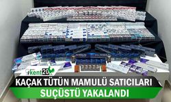 Kaçak tütün mamulü satıcıları suçüstü yakalandı