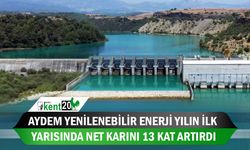 Aydem Yenilenebilir Enerji yılın ilk yarısında net karını 13 kat artırdı