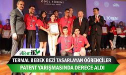 Termal bebek bezi tasarlayan öğrenciler patent yarışmasında derece aldı