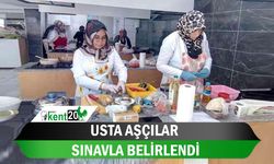 Usta aşçılar sınavla belirlendi