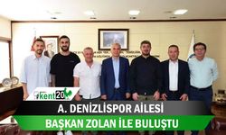 A. Denizlispor ailesi Başkan Zolan ile buluştu