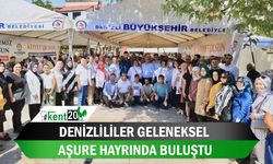 Denizlililer geleneksel aşure hayrında buluştu