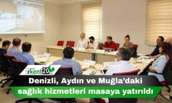 Denizli, Aydın ve Muğla’daki sağlık hizmetleri masaya yatırıldı