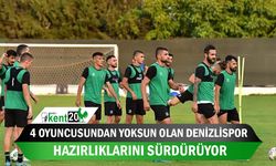 4 oyuncusundan yoksun olan Denizlispor, hazırlıklarını sürdürüyor