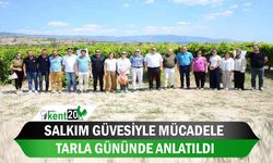 Salkım güvesiyle mücadele tarla gününde anlatıldı