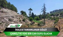 İhalesi tamamlanan gölet Çameli’ye yeni bir can suyu olacak