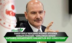 Bakan Soylu'nun şahsi internet sitesinde cemaate övgüler: "Gönlümüze sevgisi kapsamış hocaefendiye hakaretler...