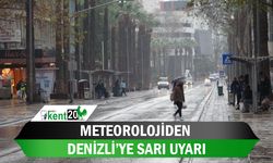 Meteorolojiden Denizli’ye sarı uyarı