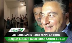 Ali Babacan’ın canlı yayını AK Parti gençlik kolları tarafından sabote edildi!