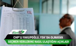 CHP'li Yakupoğlu, YSK'da olmayan seçmen verilerine nasıl ulaştığını açıkladı