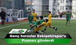 Genç horozlar Eskişehirspor'u puansız gönderdi