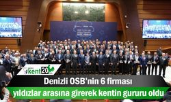 Denizli OSB’nin 6 firması yıldızlar arasına girerek kentin gururu oldu