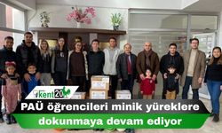 PAÜ öğrencileri minik yüreklere dokunmaya devam ediyor