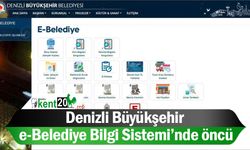 Denizli Büyükşehir  ’e-Belediye Bilgi Sistemi’nde öncü