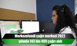 Merkezefendi çağrı merkezi 2022 yılında 143 bin 499 çağrı aldı