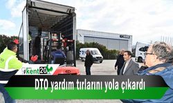 DTO yardım tırlarını yola çıkardı