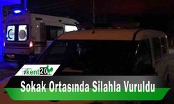Sokak ortasında silahla vuruldu