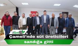 Çameli’nde süt üreticileri sandığa gitti
