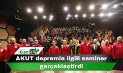AKUT depremle ilgili seminer gerçekleştirdi