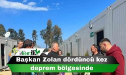Başkan Zolan dördüncü kez deprem bölgesinde