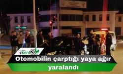Otomobilin çarptığı yaya ağır yaralandı