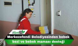 Merkezefendi Belediyesinden bebek bezi ve bebek maması desteği