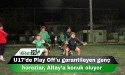 U17’de Play Off’u garantileyen genç horozlar, Altay’a konuk oluyor