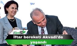 İftar bereketi Akvadi’de yaşandı