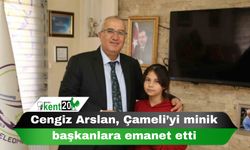 Cengiz Arslan, Çameli’yi minik başkanlara emanet etti