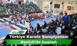 Türkiye Karate Şampiyonası Denizli’de başladı