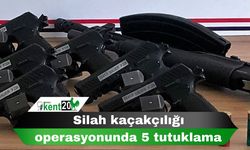 Silah kaçakçılığı operasyonunda 5 tutuklama