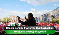 Denizli Gönüllü Platformu Cumhurbaşkanı Erdoğan’a desteğini açıkladı
