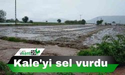 Kale'yi sel vurdu