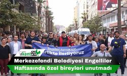 Merkezefendi Belediyesi Engelliler Haftasında özel bireyleri unutmadı