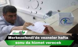Merkezefendi'de vezneler hafta sonu da hizmet verecek