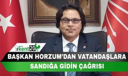 BAŞKAN HORZUM’DAN VATANDAŞLARA ‘SANDIĞA GİDİN’ ÇAĞRISI