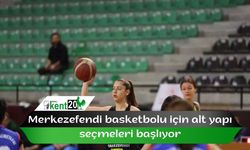 Merkezefendi basketbolu için alt yapı seçmeleri başlıyor