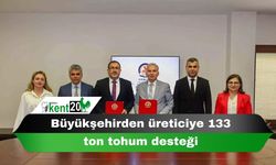 Büyükşehirden üreticiye 133 ton tohum desteği