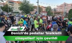 Denizli’de pedallar ’bisikletli cinayetleri’ için çevrildi
