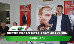 CHP’DE ERCAN USTA ADAY ADAYLIĞINI AÇIKLADI