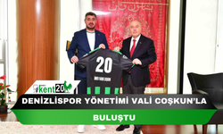 Denizlispor yönetimi Vali Coşkun’la buluştu