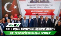 MHP İl Başkanı Yılmaz; “Yerel seçimlerde Denizli’ye MHP ve Cumhur İttifakı damgası vuracağız”
