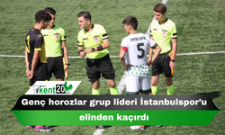 Genç horozlar grup lideri İstanbulspor’u elinden kaçırdı
