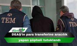 DEAŞ’in para transferine aracılık yapan şüpheli tutuklandı