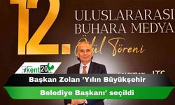 Başkan Zolan ’Yılın Büyükşehir Belediye Başkanı’ seçildi