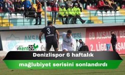 Denizlispor 6 haftalık mağlubiyet serisini sonlandırdı