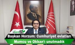 Başkan Horzum: Cumhuriyet evlatları Mumcu ve Okkan’ı unutmadık