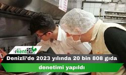 Denizli’de 2023 yılında 20 bin 808 gıda denetimi yapıldı