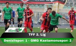 TFF 2. Lig: Denizlispor: 1 - GMG Kastamonuspor: 2